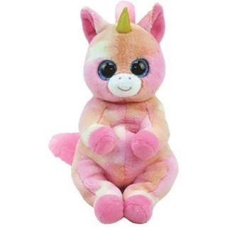 TY Beannie Bellies Skylar Χνουδωτό Μονόκερος Ροζ 15cm 1607-40547