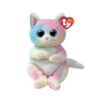TY Plush Beanie Bellies Jenni Fluffy Kitty Rainbow 15cm 404360