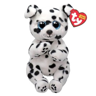 TY Beanie Bellies Rowdy Χνουδωτό Σκυλάκι Δαλματίας Λευκό & Μαύρο 15εκ