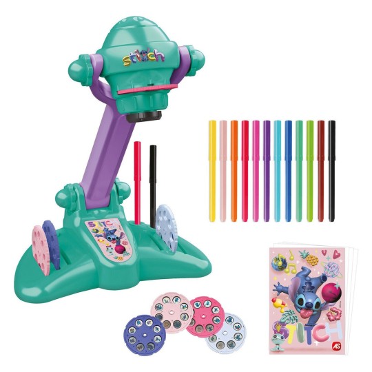 AS Λαμπάδα Προτζέκτορας Ζωγραφικής Disney Stitch