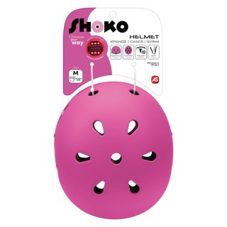 AS Shoko Παιδικό Κράνος για Πατίνι Ροζ 5004-50535