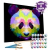 Splat Planet Σετ Ζωγραφικής με Αριθμούς “Panda” σε Καμβά με Τελάρο 30x40cm