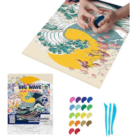 Splat Planet - ''Big Wave'' Ζωγραφική με Πηλό 30 x 30cm 124892