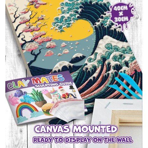 Splat Planet - ''Big Wave'' Ζωγραφική με Πηλό 30 x 30cm 124892