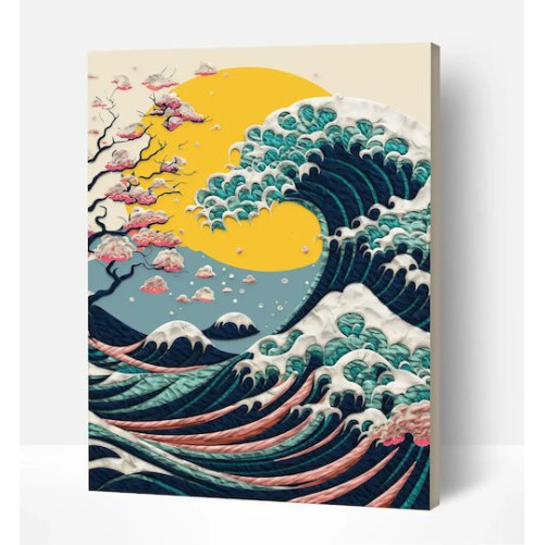 Splat Planet - ''Big Wave'' Ζωγραφική με Πηλό 30 x 30cm 124892