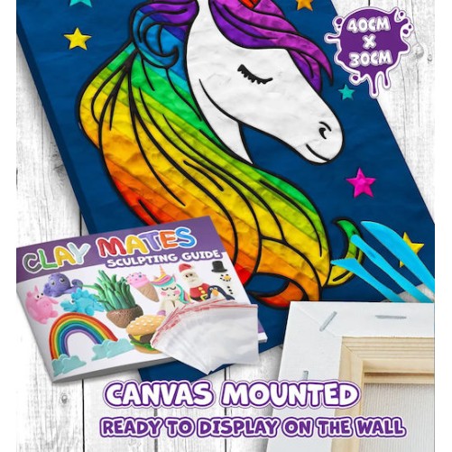 Splat Planet - ''Unicorn'' Ζωγραφική με Πηλό 30 x 30cm 124890 Splat Planet - ''Unicorn'' Ζωγραφική με Πηλό 30 x 30cm 124890