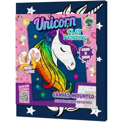 Splat Planet - ''Unicorn'' Ζωγραφική με Πηλό 30 x 30cm 124890 Splat Planet - ''Unicorn'' Ζωγραφική με Πηλό 30 x 30cm 124890
