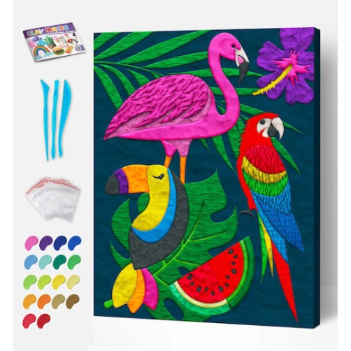 Splat Planet - ''Tropical'' Ζωγραφική με Πηλό 30 x 30cm 124889