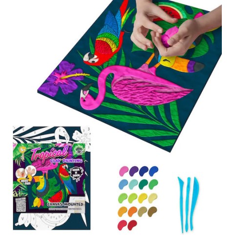 Splat Planet - ''Tropical'' Ζωγραφική με Πηλό 30 x 30cm 124889