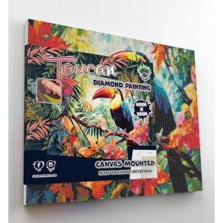 Splat Planet Σετ Diamond Painting “Toucan” σε Καμβά με Τελάρο 30x40cm Splat Planet Σετ Diamond Painting “Toucan” σε Καμβά με Τελάρο 30x40cm