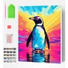 Splat Planet Σετ Diamond Painting “Penguin” σε Καμβά με Τελάρο 30x40cm
