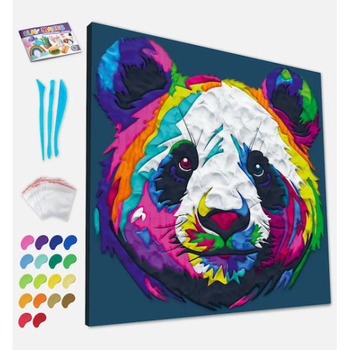 Splat Planet - ''Panda'' Ζωγραφική με Πηλό 30 x 30cm 124893 Splat Planet - ''Panda'' Ζωγραφική με Πηλό 30 x 30cm 124893