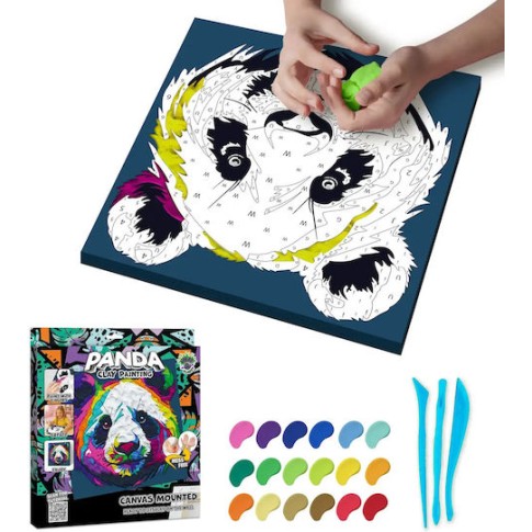 Splat Planet - ''Panda'' Ζωγραφική με Πηλό 30 x 30cm 124893 Splat Planet - ''Panda'' Ζωγραφική με Πηλό 30 x 30cm 124893