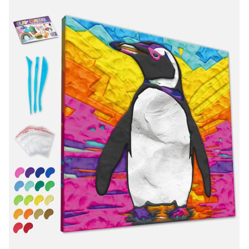 Splat Planet - ''Penguin'' Ζωγραφική με Πηλό 30 x 30cm 124893