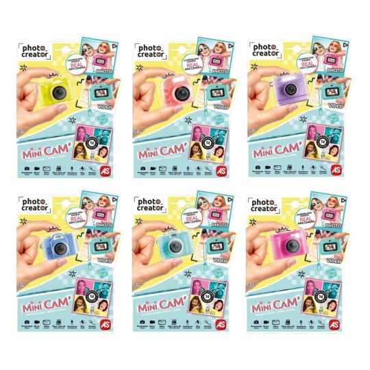 Photo Creator Μίνι Ψηφιακή Φωτογραφική Μηχανή Για 8+ Retro Μπλε