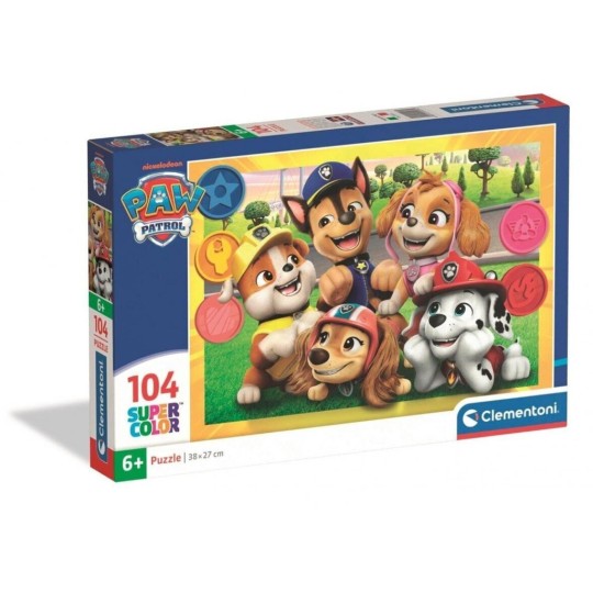 Clementoni Παιδικό Παζλ Super Color Paw Patrol 104 τμχ 25013