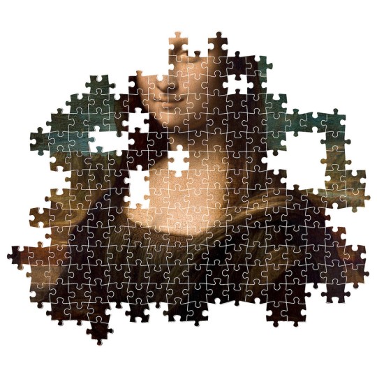 Clementoni 37094 Puzzle 1000pcs Museum Leonardo Gioconda with Poster