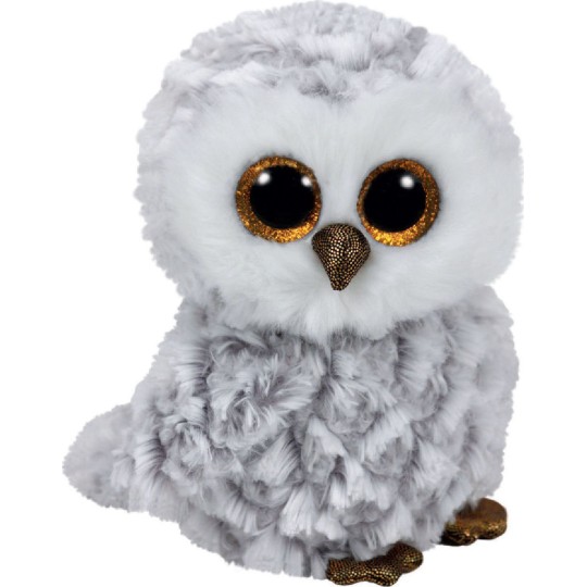 TY Plush Beanie Boos Owlette White Owl Reg for Ages 3+ 15 cm 538036