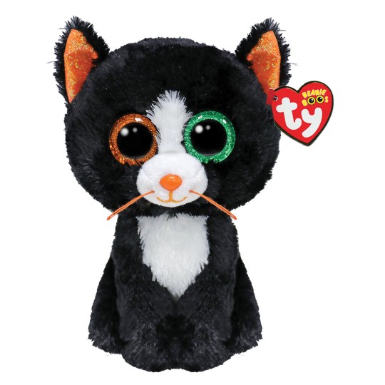 TY Beanie Boos Ασπρόμαυρη Γάτα 15εκ (1607-37388)