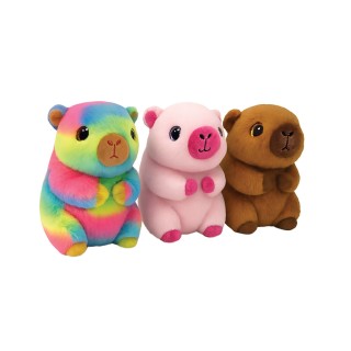 TY Χνουδωτό Beanie Bellies Καπιμπάρα σε διάφορα σχέδια 15εκ 1607-41519