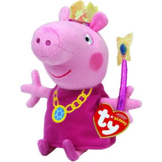 TY Λούτρινο Peppa Pig - Princess 15cm TY Λούτρινο Peppa Pig - Princess 15cm