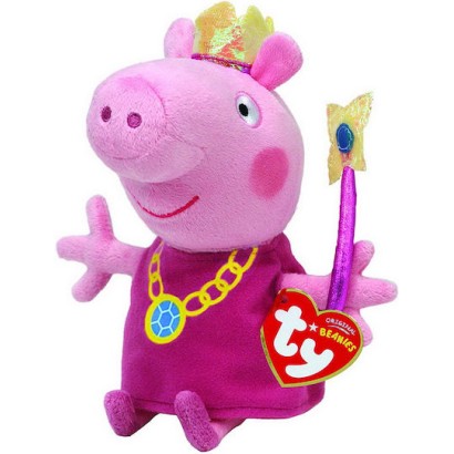 TY Λούτρινο Peppa Pig - Princess 15cm 
