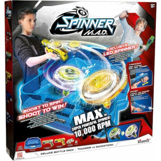 Silverlit Spinner M.A.D. Deluxe Set Mάχης για 5+ Ετών