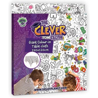 Splat Planet Γιγάντιο Τραπεζομάντηλο Ζωγραφικής “Clever” 240x120cm