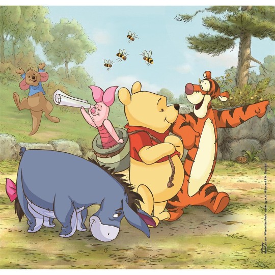 Clementoni Παζλ Super Color Winnie The Pooh 3x48 τμχ