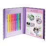HappiHobbi White Drawing Markers with Double Tip Neon Set 12pcs