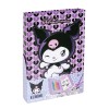 HappiHobbi White Drawing Markers with Double Tip Neon Set 12pcs