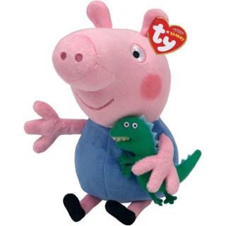 TY With Plush Toy Peppa Pig Peppa George 15cm 544802