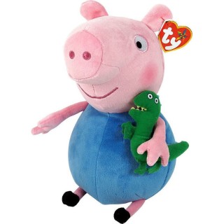 TY With Plush Toy Peppa Pig Peppa George 15cm 544802