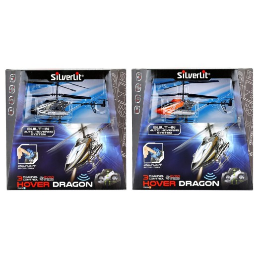 Silverlit Τηλεκατευθυνόμενο Ελικόπτερο I/R Hover Dragon Για 10+ Ετών AS7530-84670
