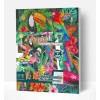 Splat Planet Σετ Diamond Painting "Tropical" σε Καμβά με Τελάρο 30x40cm
