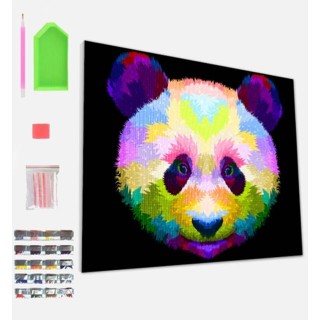 Splat Planet Σετ Diamond Painting "Panda" σε Καμβά με Τελάρο 30x40cm Splat Planet Σετ Diamond Painting "Panda" σε Καμβά με Τελάρο 30x40cm