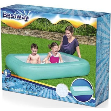 BESTWAY Παιδική Φουσκωτή Πισίνα 51115 102lt 165x104x25cm Βεραμάν BESTWAY Παιδική Φουσκωτή Πισίνα 51115 102lt 165x104x25cm Βεραμάν