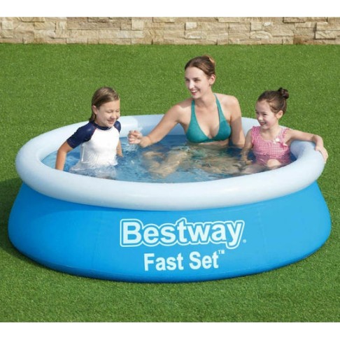 BESTWAY 57392 Παιδική Φουσκωτή Πισίνα 940lt Φ183x51cm Μπλε BESTWAY 57392 Παιδική Φουσκωτή Πισίνα 940lt Φ183x51cm Μπλε