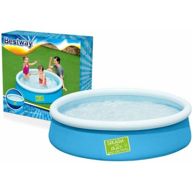 BESTWAY 57241 Παιδική Φουσκωτή Πισίνα 477lt Φ152x38cm Μπλε BESTWAY 57241 Παιδική Φουσκωτή Πισίνα 477lt Φ152x38cm Μπλε