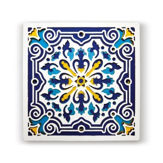 Splat Planet Wooden Craft Set Sicilian Tile Wood Art 25x25cm