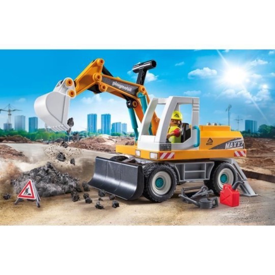 Playmobil Action Heroes Μεγάλος Εκσκαφέας Κατασκευών για 4-10 ετών 71749
