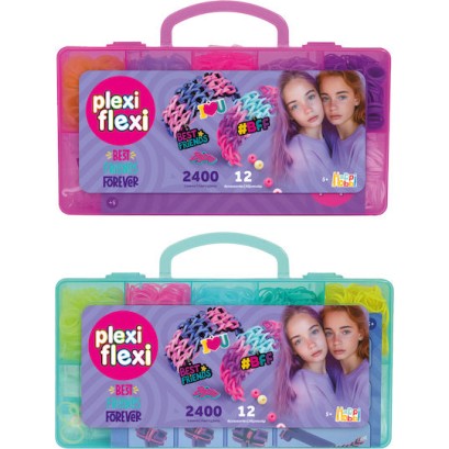 Plexi Flexi BFF Θήκη 2400 Λαστιχάκια & 12 Αξεσουάρ