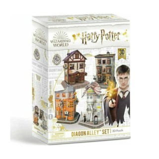 University Games 3D Παζλ Harry Potter: Σετ 4 σε 1 Διαγώνιος Αλέα
