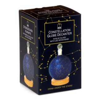 MikaMax Constellation Globe Καράφα Αστερισμών με Φωτιζόμενη Βάση LED 750ml
