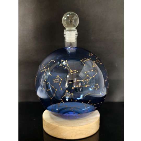 MikaMax Constellation Globe Καράφα Αστερισμών με Φωτιζόμενη Βάση LED 750ml