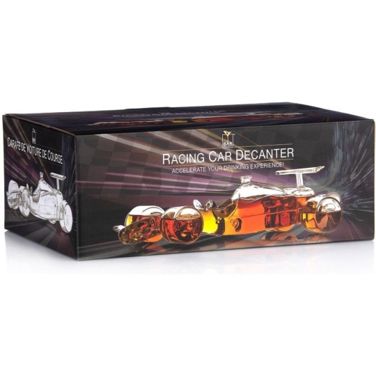 MikaMax Racing Car Decanter Set Γυάλινη Καράφα Αγωνιστικό Αυτοκίνητο 400ml