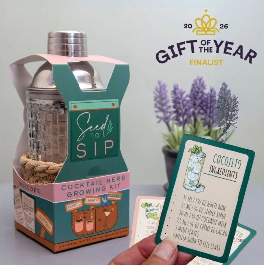 Boxer Gifts Πρωτότυπο Δώρο Seed to Sip Home Grown Cocktails (GC2280)
