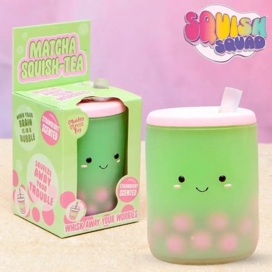 Boxer Gifts Squishy Stress Toy Matcha Tea (BB2260)
