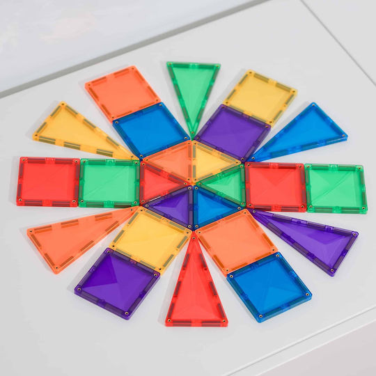 Connetix Rainbow Mini Μαγνητικό Παιχνίδι Κατασκευών 24τμχ