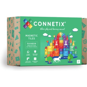 Connetix Rainbow Creative Pack Μαγνητικό Παιχνίδι Κατασκευών 102τμχ